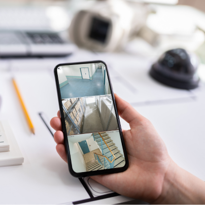 Texarkana security camera feed on cell phone